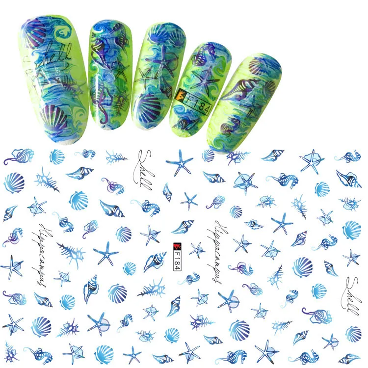 Бургундия Наклейки для ногтей, 3D слайдер для ногтей, художественный дизайн белка, олень, цветок, украшение, маникюр, клей, фольга, обертывание, лак - Цвет: Бургундия