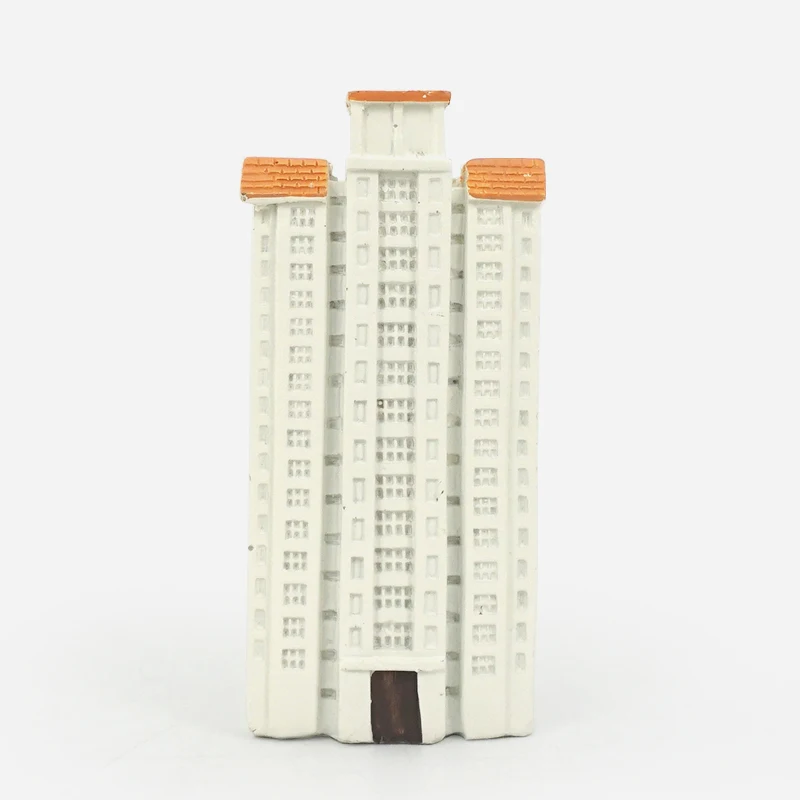 

resin figure Psychological sand table court therapy toy building high-rise building resident