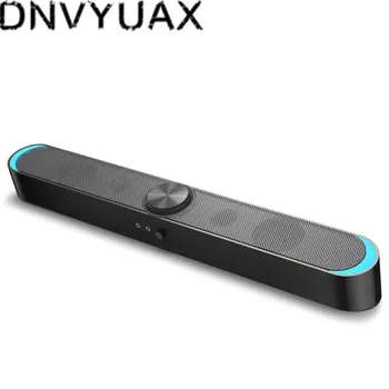 

USB Powered LED Sound Bar 3.5mm Speaker for Computer Desktop Mobile Phone Tablet