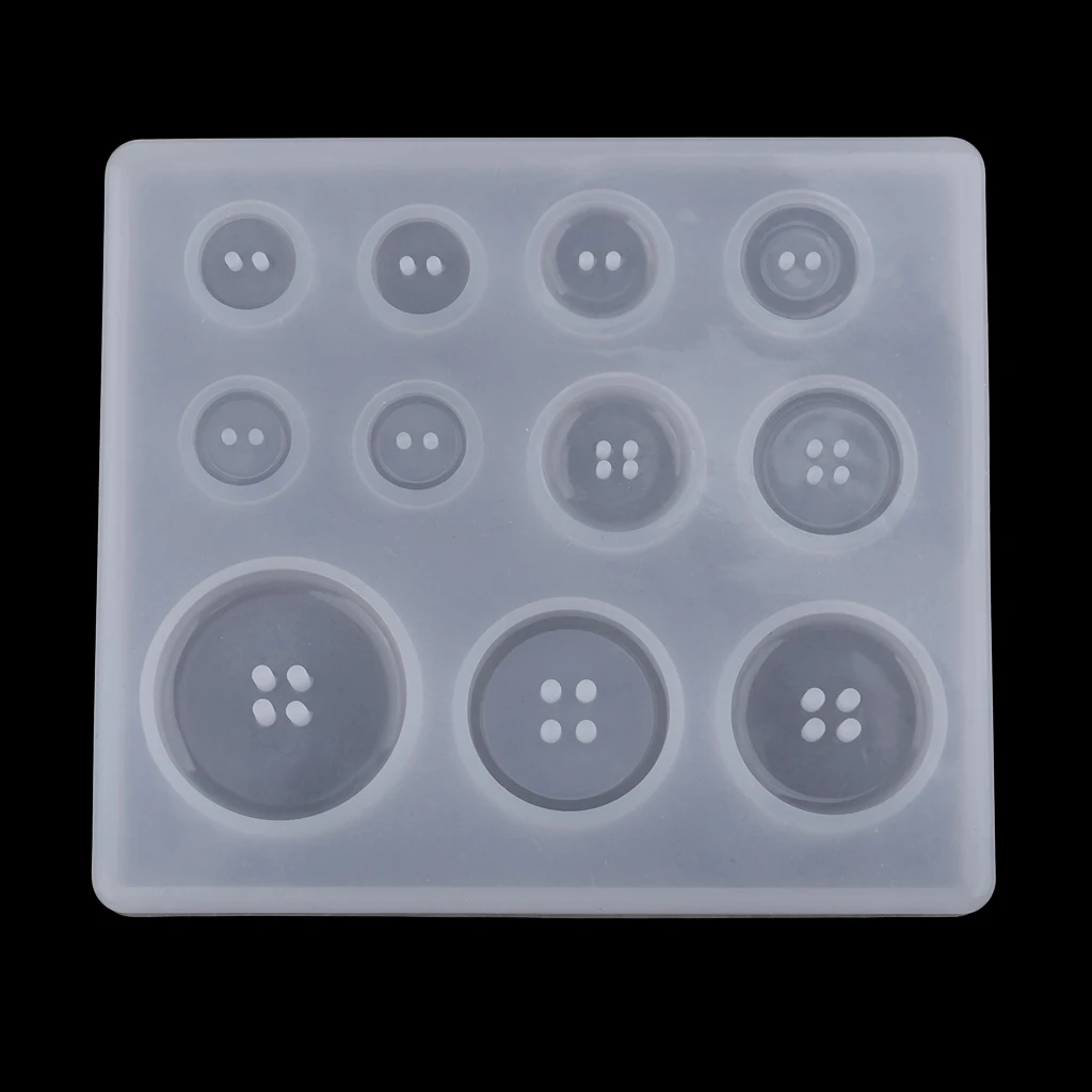 1 Set Silicone DIY Jewelry Mold Resin Mould Baking Shape Mould for Resin Cabochon Polymer Clay Candy Chocolate Making Supplies