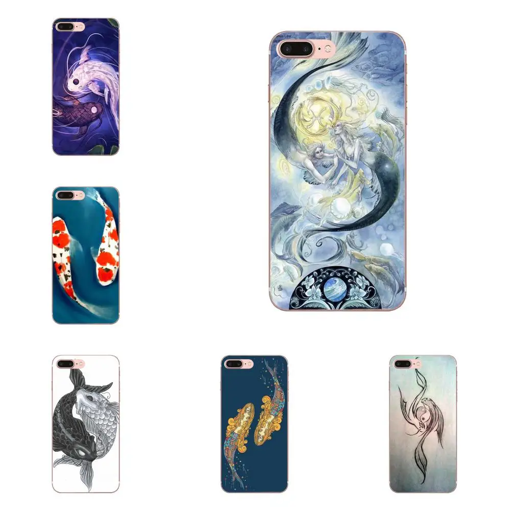 

Yin Yang Koi Fish For Xiaomi Mi3 Mi4 Mi4C Mi4i Mi5 Mi 5S 5X 6 6X 8 SE Pro Lite A1 Max Mix 2 Note 3 4 Skin Thin Cell Case