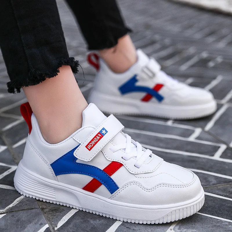 

New Kid Sneakers Boy Student Basketball Shoes Top Soft Non-slip Boy Flats Sport Shoes Thick Sole Children Outdoor Trainer Basket