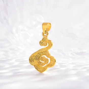 

Gold 14K Pendant for Chain Necklace Delicate Flower Hanging Pendant for Women's Necklace without Chain Birhtday Gifts Female