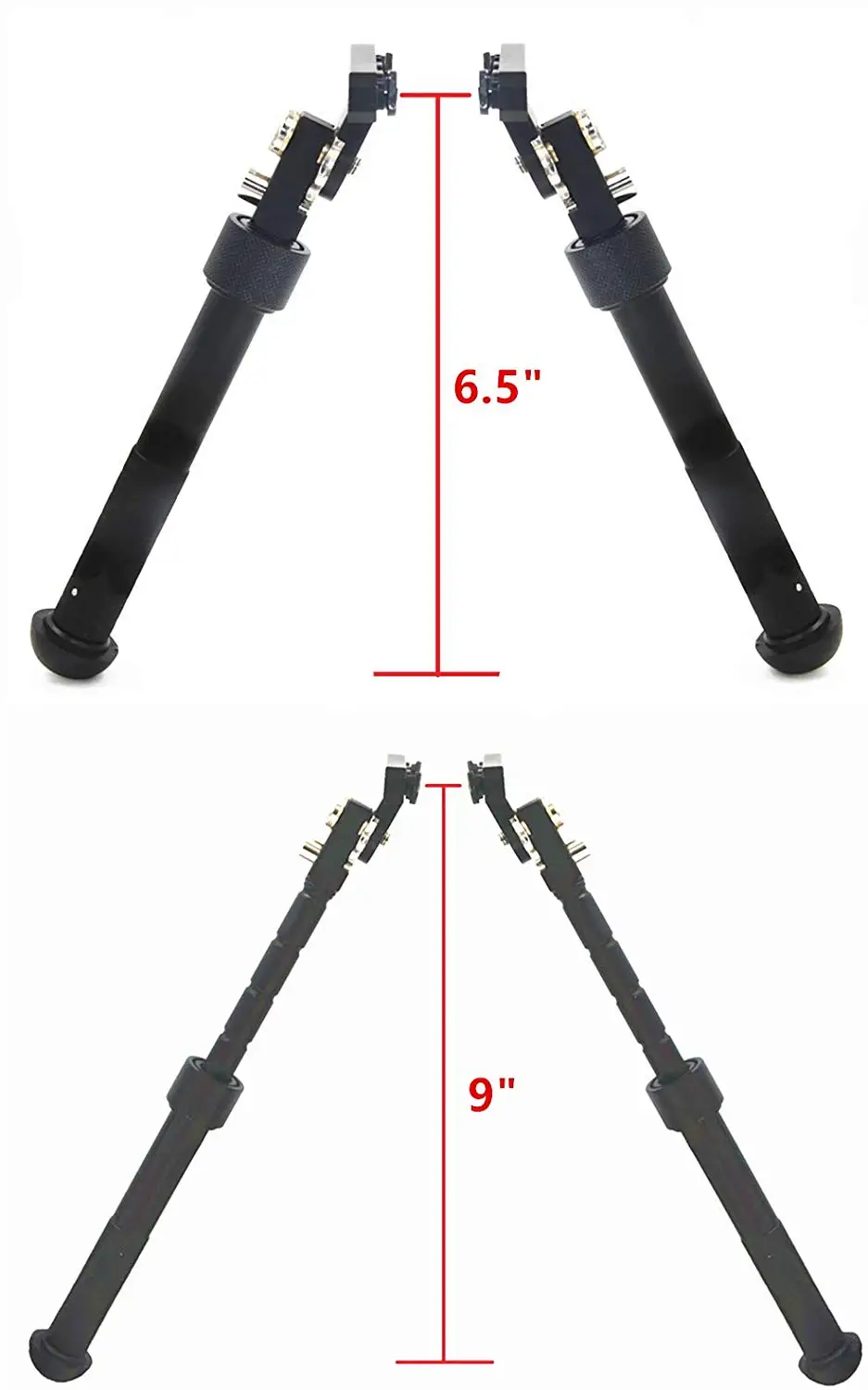 10 дюймов Tan AR-15 M4 M-LOK тонкий свободный поплавок Handguard M-LOK Боковое крепление Регулируемые Боковые Складные Ножки 6,5-9 дюймов черный