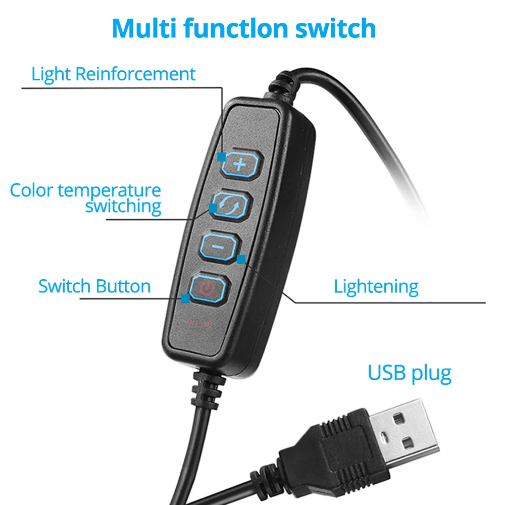 Spash 6 Inch LED Selfie Ring Light with Stretchable Tripod and Phone Holder Circular Lamp Light Ring for Makeup Photography 12