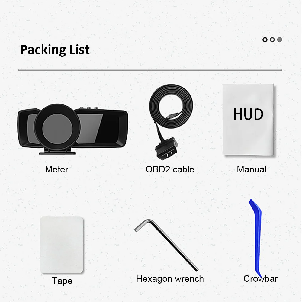 VJOY HUD  ȣũ 3.0, OBD2 ڵ ĳ, ڵ 跮    , 2024 Ʈ  ǻ GPS  ӵ