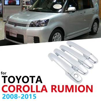 

Luxurious Chrome Side Door Handles Cover Trim for Toyota Corolla Rumion 2008~2015 Car Accessories Sticker Catch 2009 2010 2011
