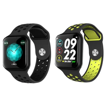 

F8 Smart Watches Watch Ip67 Waterproof 15 Days Long Standby Heart Rate Blood Pressure Smart Watch for Ios Android Black + Green