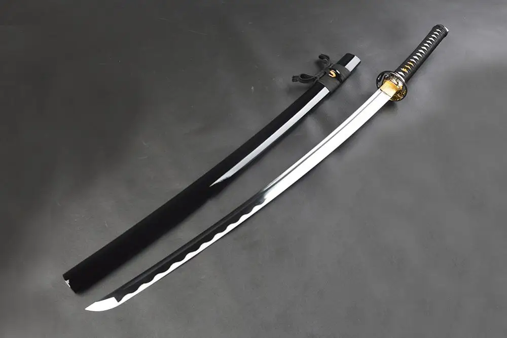Bushido ручная работа катаны мечи катаны Самурайские японские мечи острая Катана металлические поделки Сплав tsuba синтетическая кожа