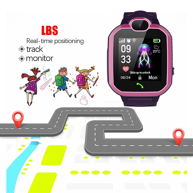 LIGE Smart Watch Multi-function Children's Digital Watch Alarm Clock Baby Clock With Remote Monitoring Birthday Gift for Kids LIGE Smart Watch Multi-function Children's Digital Watch Alarm Clock Baby Clock With Remote Monitoring Birthday Gift for Kids