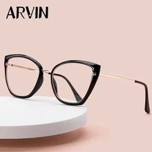 

Arvin Design Women Cat Eye Glasses Anti Blue Light Ladies Eyeglasses Myopia Prescription Optical Frame Computer Gaming Eyewear