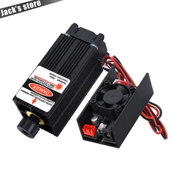 5.5w 450nm blue laser module , 2.5w laser engraving machine parts , laser cutting TTL module 5500mw laser module