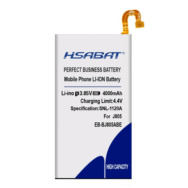 HSABAT 0 цикла 4000 мА/ч, EB-BJ805ABE Батарея для samsung Galaxy A6 плюс A6+ SM-A605F A605G A6050 A605K A605FN A605GN аккумулятор