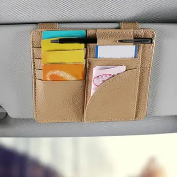 

2020 new Multifunctional Automotive Car Sun Protection Visor Card Holder Storage Clip Bag