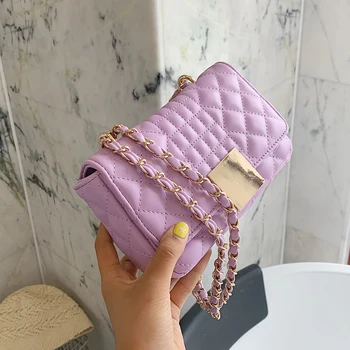 

Brand Original Design 2020 Popular New Fashion Women's Bag Messenger Bag Chain Square Bag