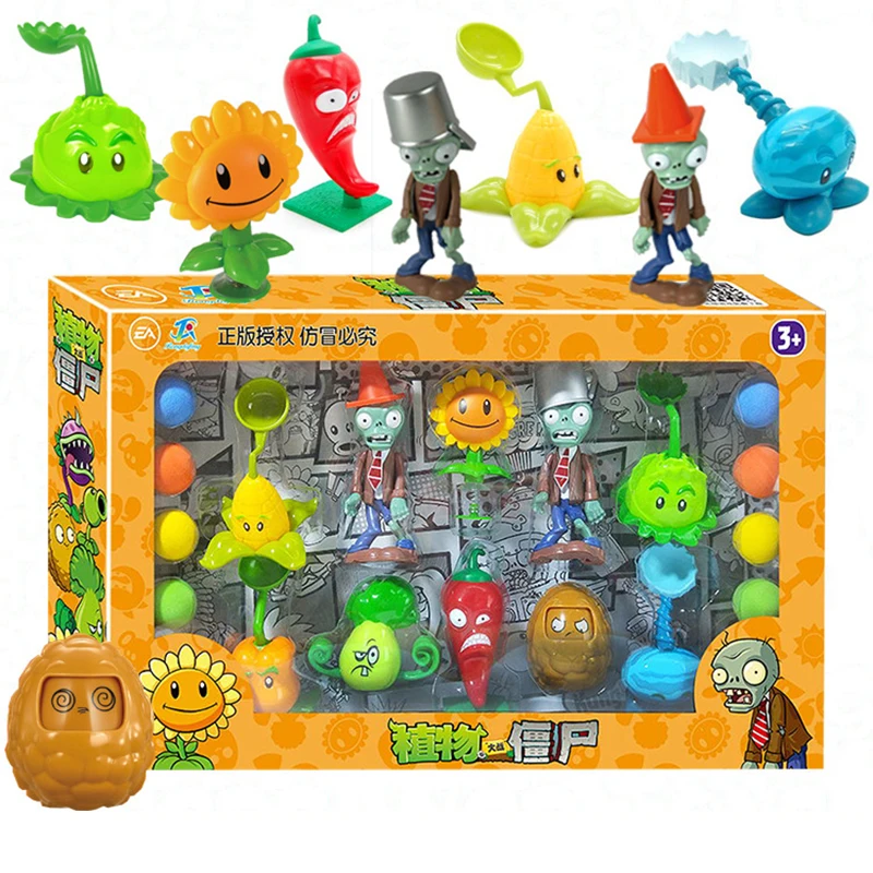 

Large Genuine Plants vs. Zombie Toys 2 Complete Set Of Boys Soft Silicone Anime Figure Children's Dolls Kids Birthday Toy Gifts