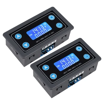 

XY-SEP4 Automatic Boost/Buck Power Supply Module Converter Adjustable LCD Solar Charging Step Up Down (2 Pcs)