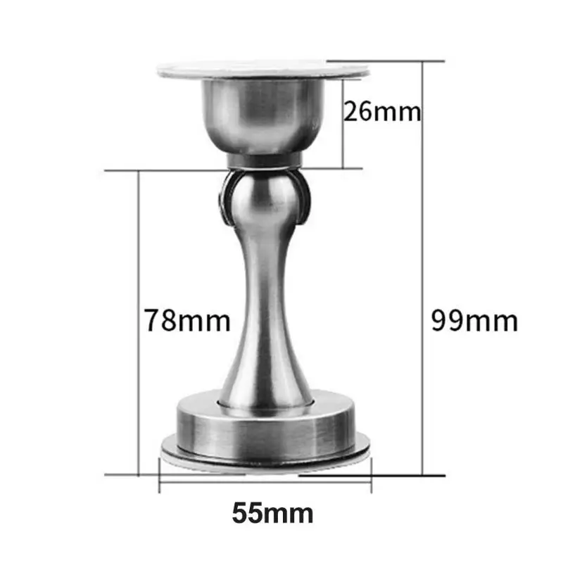 Магнитный дверной ограничитель из нержавеющей стали, без свинца, без масла, легко чистится, устойчив к коррозии, дверные держатели, Буфер Заслонки, дверной ограничитель