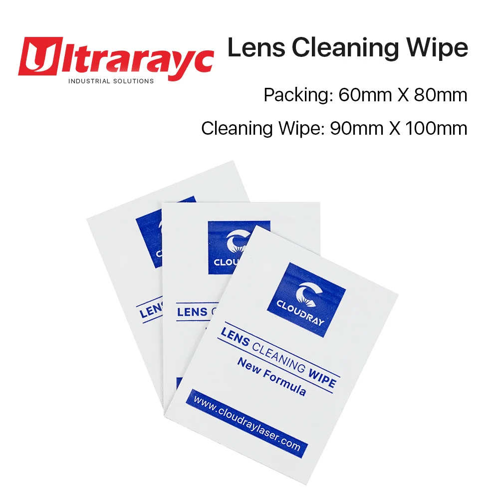 Ultrarayc Lens Cleaning Wipes for 10.6um CO2 and 1064nm Fiber Laser