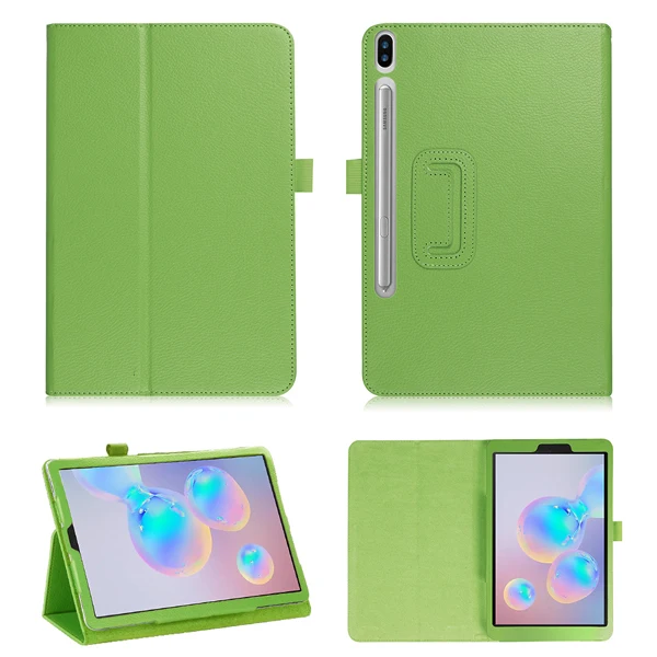 Белый Чехол-книжка для samsung Galaxy tab S6 SM-T860 SM-T865 10,5 чехол-подставка для samsung tab S6 защитный чехол - Цвет: Белый