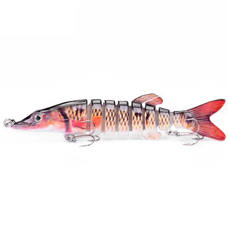 21 г Щука 8 сегментов шарнирные Воблер для рыболовной наживки легко ловить рыбу DF8 |