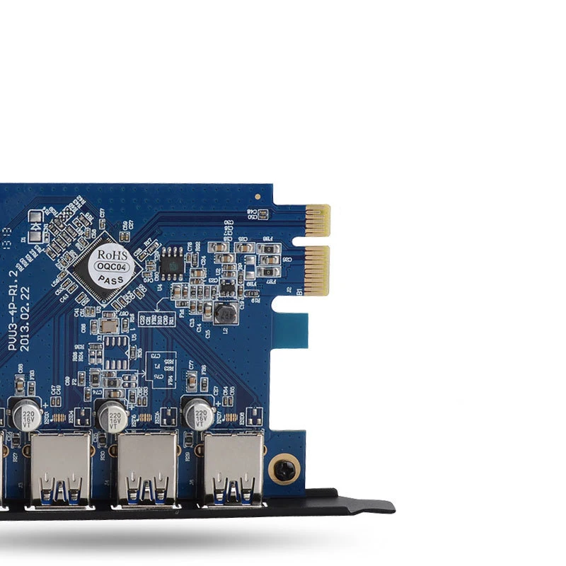 Orico Pvu3-4P-V1 4 порта Usb 3,0 Pci-E карта расширения адаптер карта экспресс карта Usb 3,0 для Windows Vista ПК ноутбук компьютер