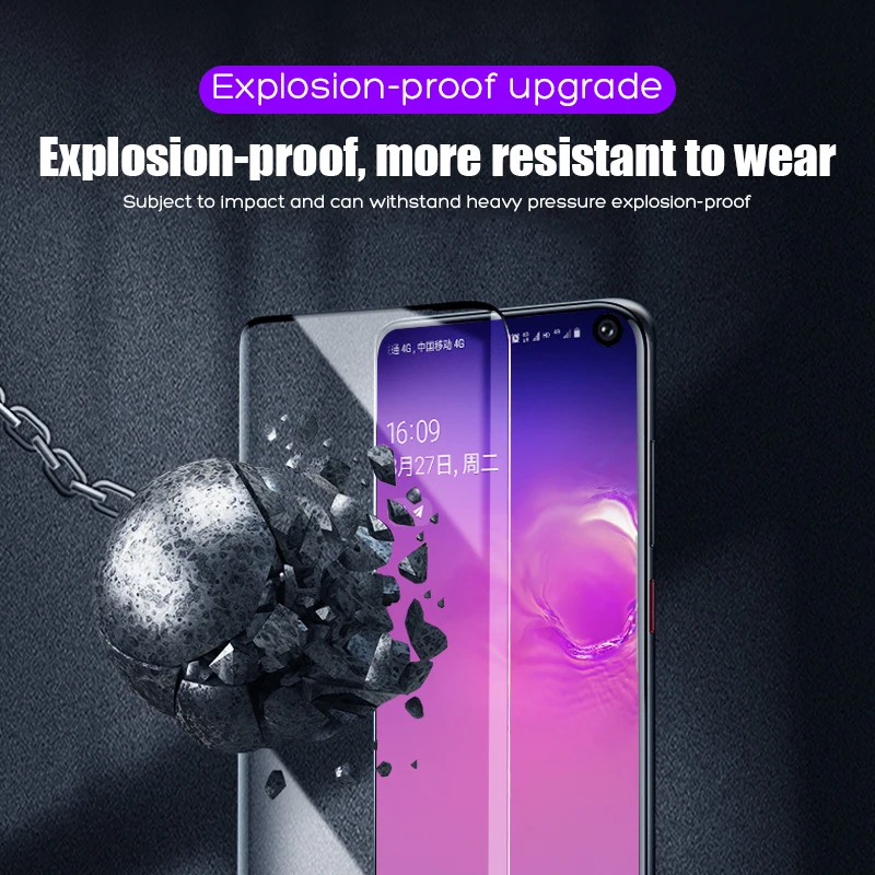 500D Закаленное стекло пленка для samsung Galaxy Note 8 S9 S8 Plus S7 Edge полный закругленный протектор экрана для samsung S7 Note 9