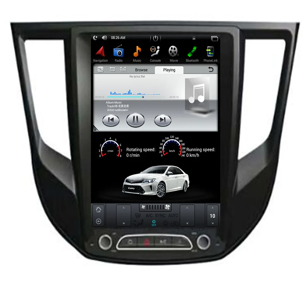 Автомобильный DVD-плеер Tesla 10 4 дюйма Android подходит для Mitsubishi Lancer / EX Grand 2017 2018 2019