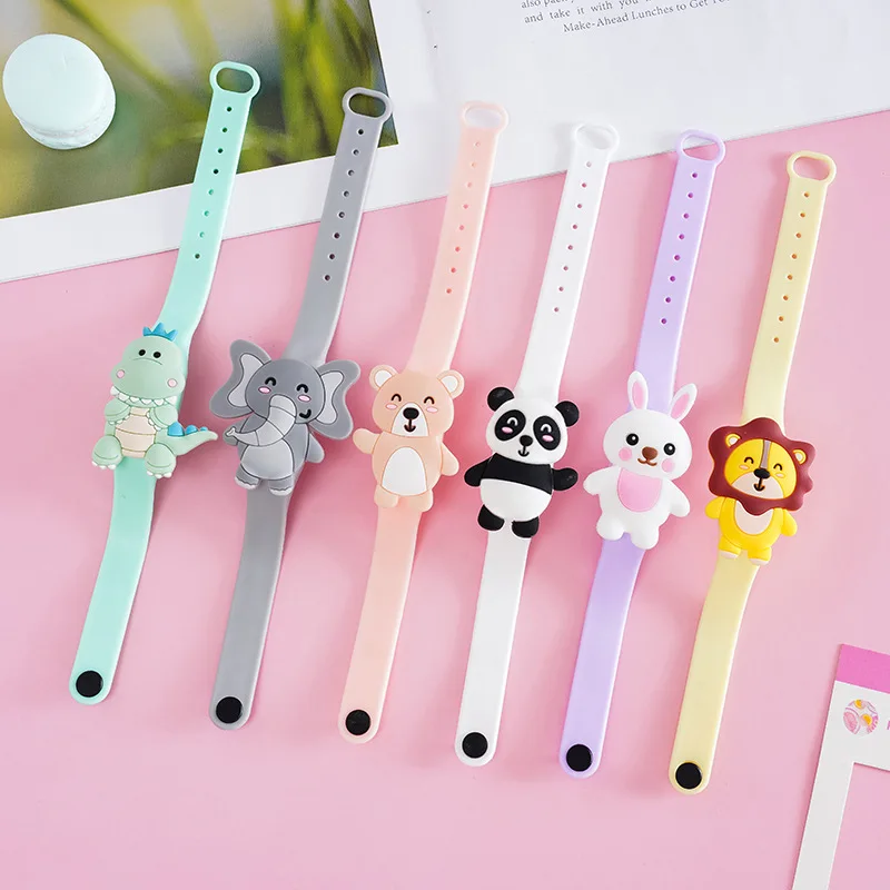 Cute Cartoon Mosquito Killer Silicone Wristband Children Repellent Watch Kids Summer Anti Bracelet | Дом и сад