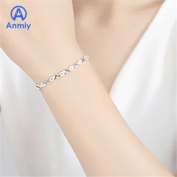 

Anmiy New Creative Simple Xo Women's Four-Leaf Clover Bracelet
