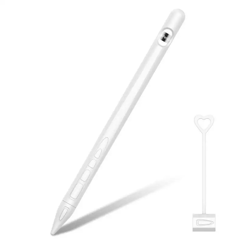 Силиконовая ручка-стилус Защитная крышка для планшета Apple Pencil 1 белый светло-синий розовый черный красный темно-синий
