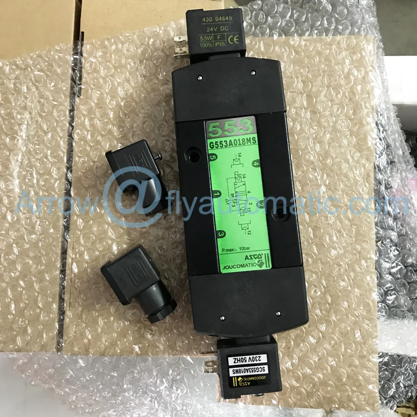 ASCO SCG553A018MS SCG553A018 MS G1/" интегрированный пилот Пневматический Двойной соленоид катушки клапаны