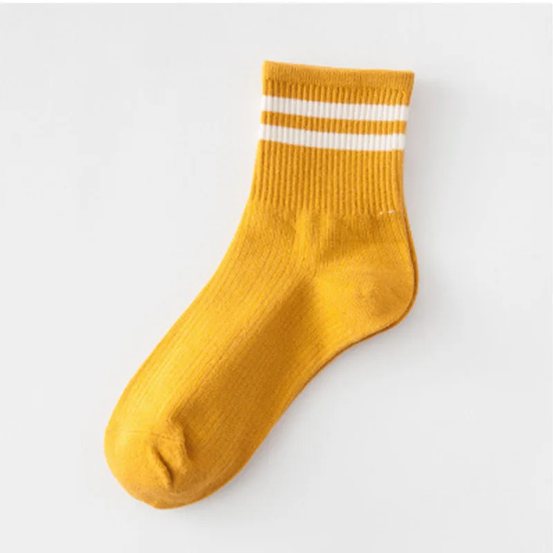 Ζευγάρι αντρικές ριγέ κάλτσες casual Standard Tickness Βαμβακερές αναπνέουσες Αστείες Unisex Street Fasion Happy Sock Ceap για 1_voghion.com