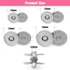 10sets/lot 14mm 18mm Magnetic Snap Fasteners Clasps Buttons Handbag Purse Wallet Craft Bags Parts Accessories Automatic Buckle 2