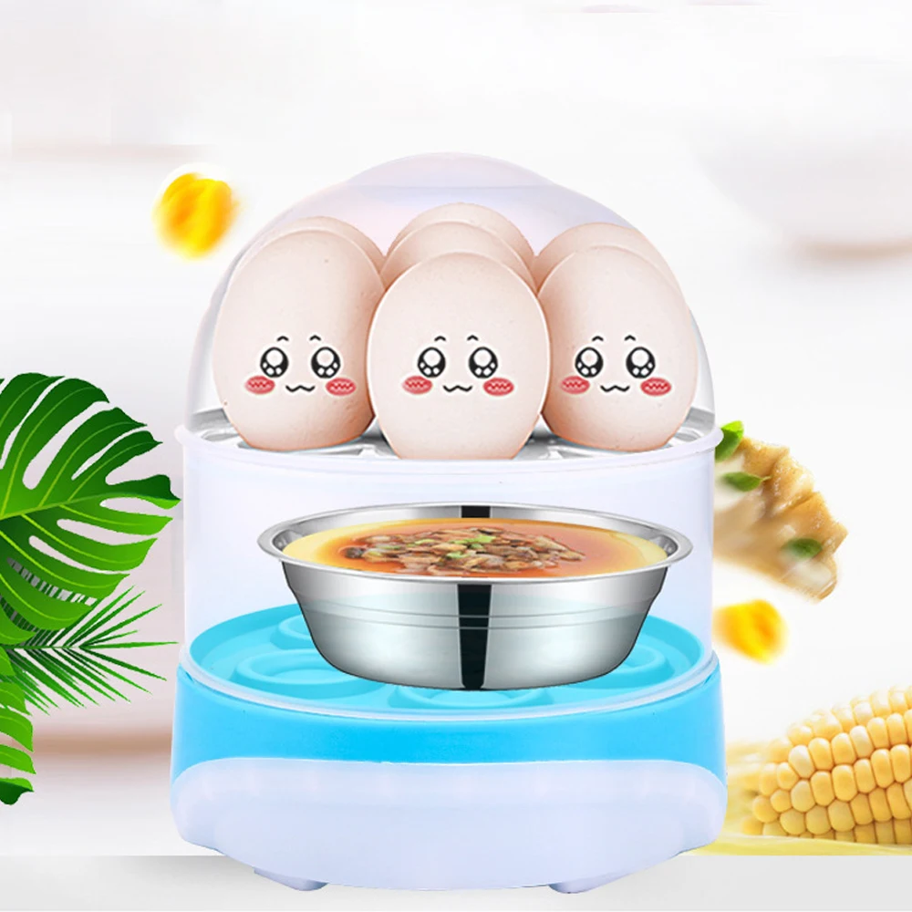 

DIDIHOU Multifunctional Electric Eggs Boiler Cooker Steamer For up to 6 Eggs Home Kitchen 220V150W Egg Cooker Multi-function Hot