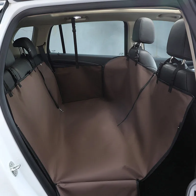 N 130X150X55CM Собачий чехол для сиденья автомобиля сетка для просмотра Водонепроницаемый переноска для домашних животных с молнией и карманами Автомобильный задний багажник для заднего колеса подушка для гамака протектор - Цвет: N 130X150X55CM