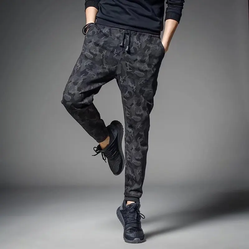 Summer Camouflage Pants Men Harem Pants Skinny Athletic Pants Men's Casual Long Pants Sweatpants Korean-style Closing Fashion Bu Summer Camouflage Pants Men Harem Pants Skinny Athletic Pants Men's Casual Long Pants Sweatpants Korean-style Closing Fashion Bu
