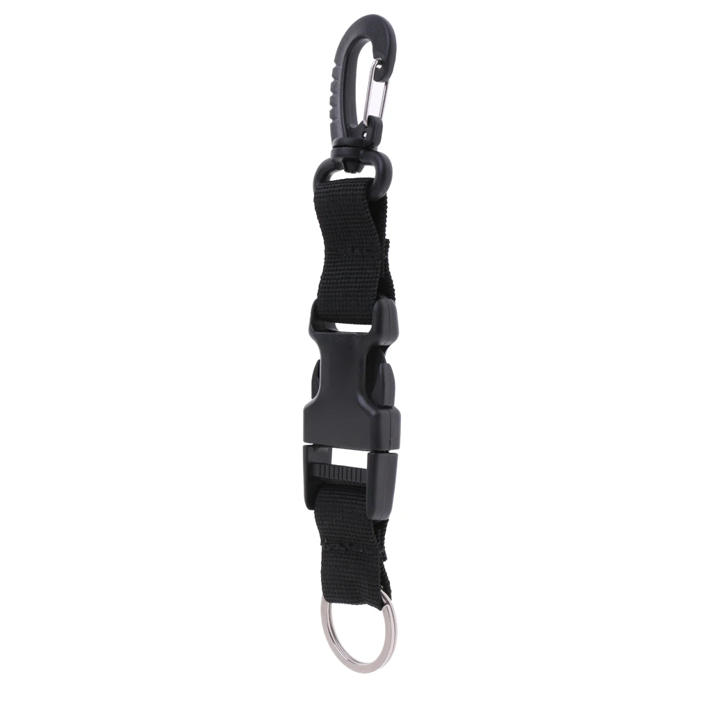 Scuba Diving Spearfishing BCD Lanyard Strap Belt Quick Release Buckle Clip