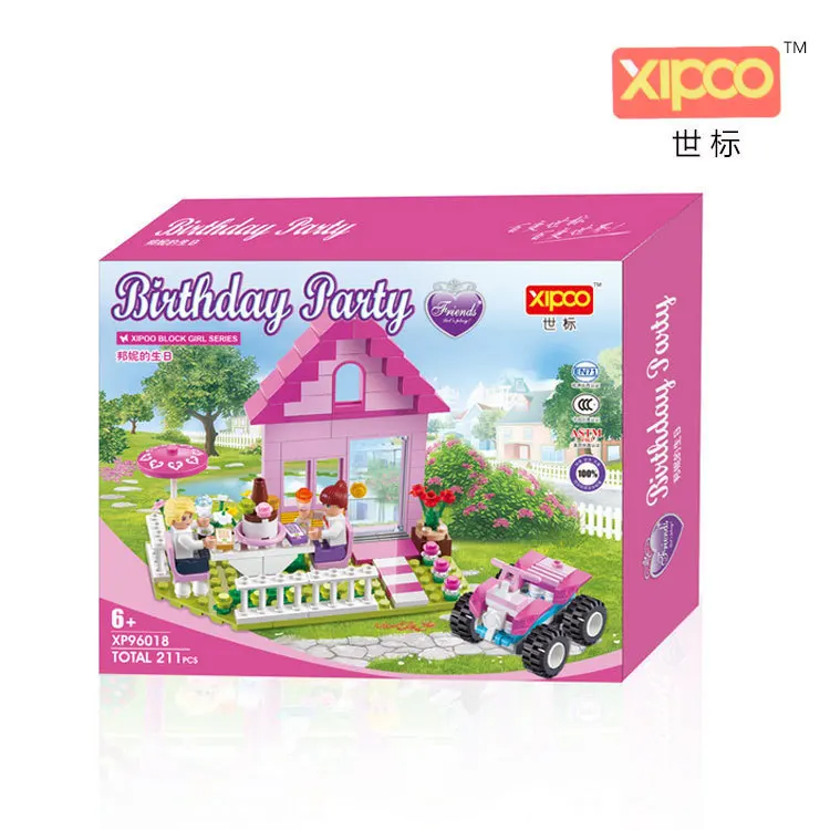 

Xipoo diy Fight Inserted Model GIRL'S Educational Toy Joint Building Blocks Xp96018