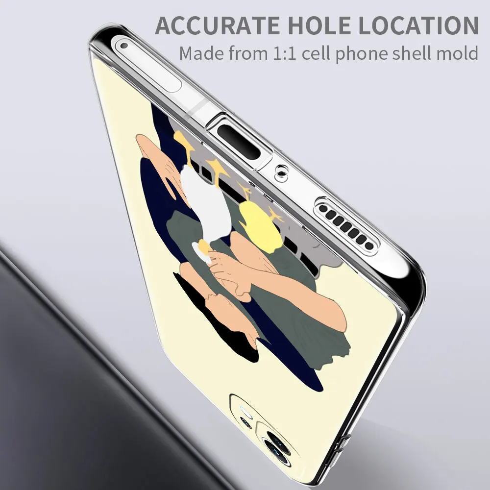 Clear Soft Case For Xiaomi Mi Poco X3 NFC 10T Pro 9T M3 11 Note 10 Lite F3 GT F1 Silicone Phone Cover Friends TV Coffee Fundas