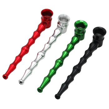 

Small Bamboo Tobacco Stems Smok Metal Pipes Portable Creative Smoking Pipe Herb Tobacco Pipes Gifts Grinder Smoke