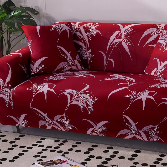 Patterned Stretch Exquisite Sofa Chair Cover Elastic with Armrests for Seats Home DC156