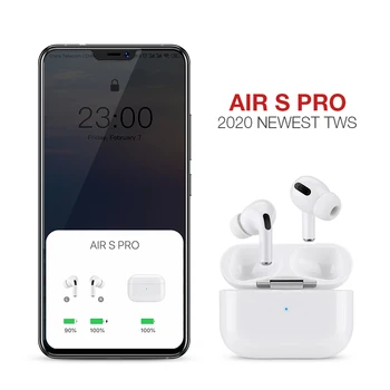 

Original Airpodding 1:1 Clone AIR S PRO 3 TWS Wireless Headphones Bluetooth Earphone Stereo Earbuds with Charging Case pro 2