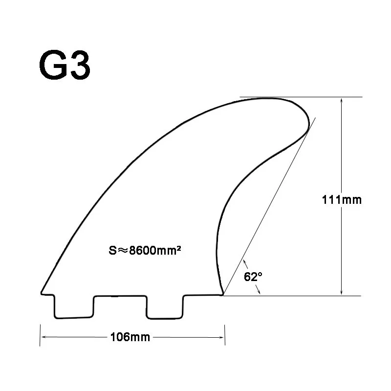 Ласты для серфинга FCS fin GX G3 G5 FIN orange Fibreglass Honeycomb surf fins|Серфинг| |
