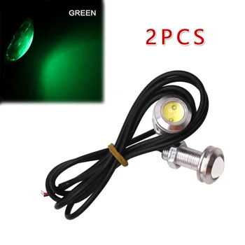 

2pcs Eagle Eye LED Light Waterproof Backup Car Daytime Running Lamp 12V 18mm New And High Quality