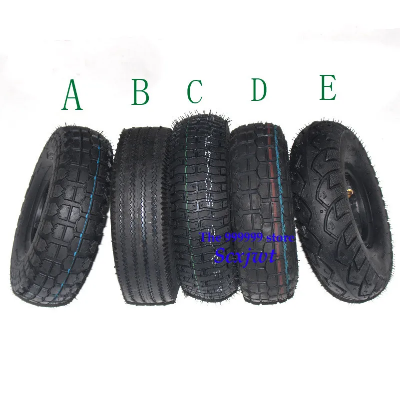 5 типов шин 4,10/3,50-4 410/350-4 ATV Quad Go Kart 47cc 49cc массивный 4,10-4 камера шины подходят для всех моделей 4,10/3,50-4