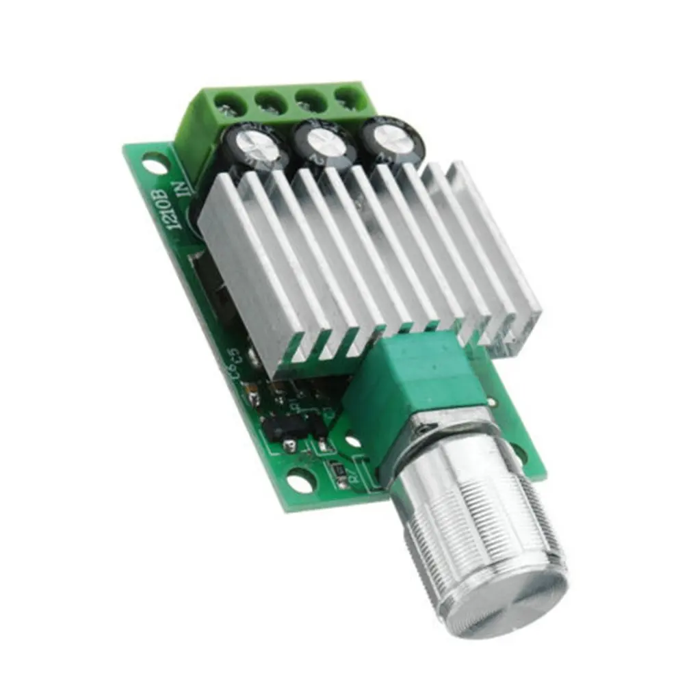 Pwm Dc Motor Governor 12V24V10A 240W High Power Dc Controller Speed Regulation Dimming Switch Potentiometer With Switch Function