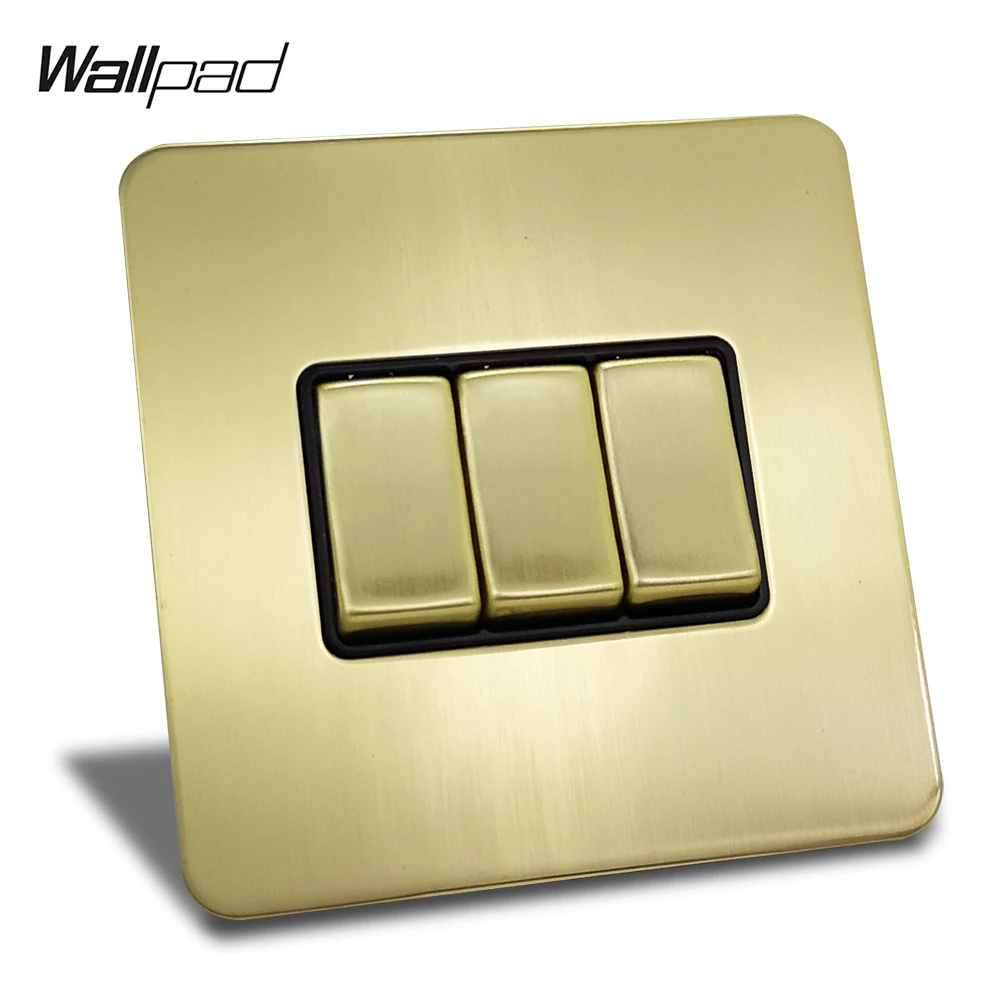 de Bronze Escovado Painel de Aço Inoxidável botão de Metal