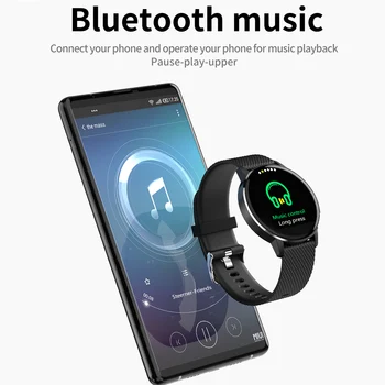 

696 T4 Smart Watch Waterproof Bluetooth Tempered Glass Fitness Tracker Heart Rate Monitor Blood Oxygen Smartwatch Men Women