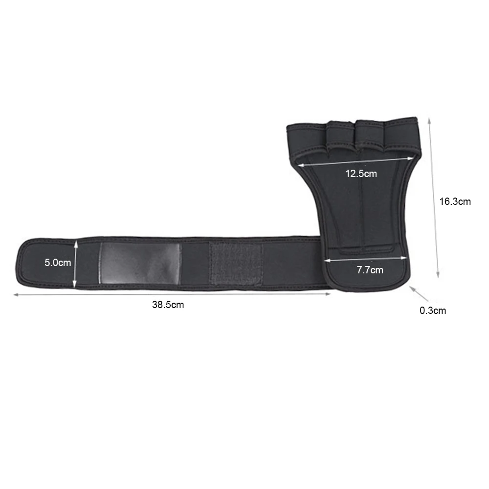 Компрессионная поддержка запястья Противоскользящий полупальцевый Браслет спортивный фитнес вес тренажерный зал перчатки тренировка запястья обёрточная бумага держатель руки